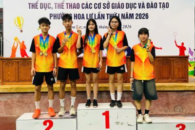 TỰ HÀO HỌC SINH TRƯỜNG THCS NINH MỸ TỎA SÁNG TẠI HỘI THI THỂ DỤC THỂ THAO PHƯỜNG HOA LƯ